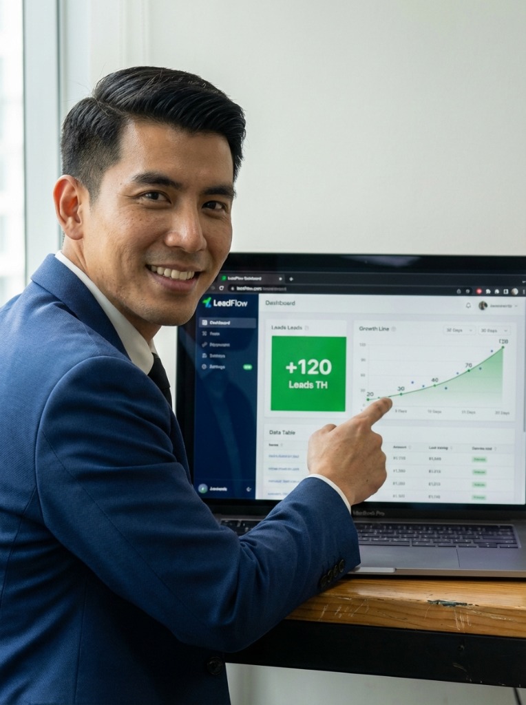 LeadFlow automation dashboard proof